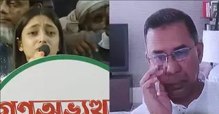 বাবাকে জড়িয়ে ধরতে সন্তানের আকুতি শুনে কাঁদলেন তারেক রহমান